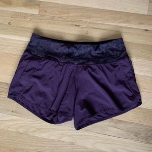 Lululemon Purple Shorts Size 4